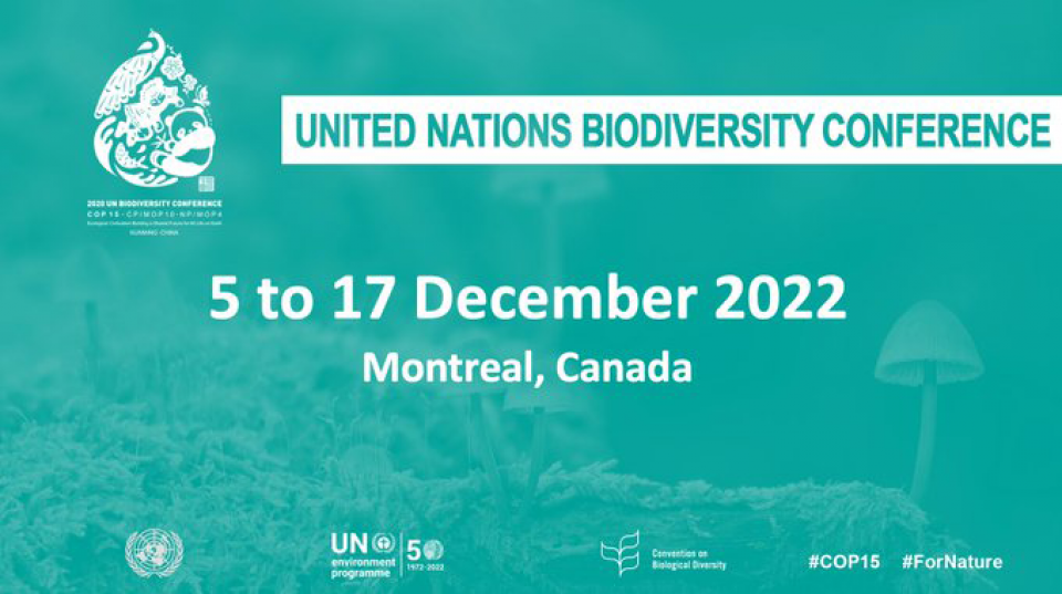 La COP15 sur la Biodiversité commence aujourd’hui !